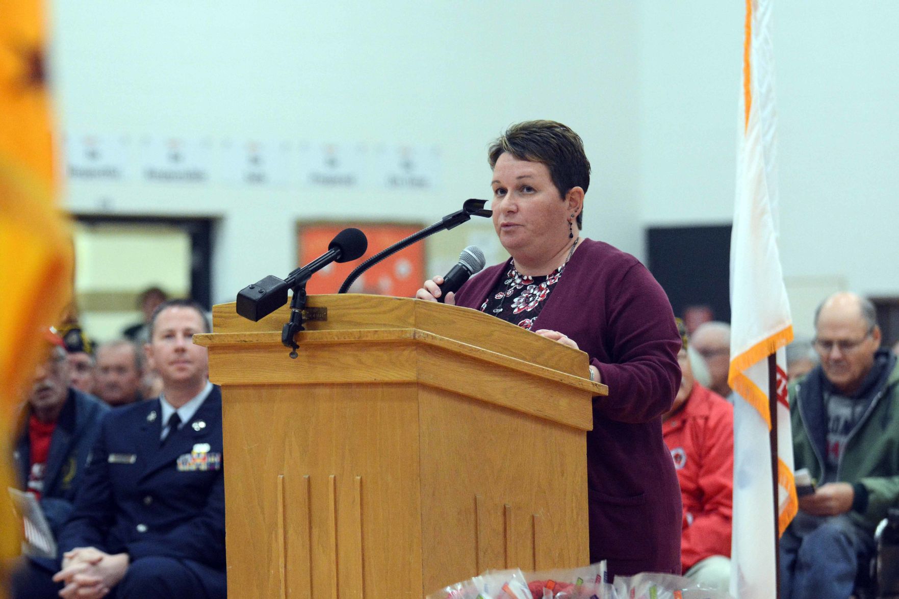 Portage High School Veterans Day ceremony 2019